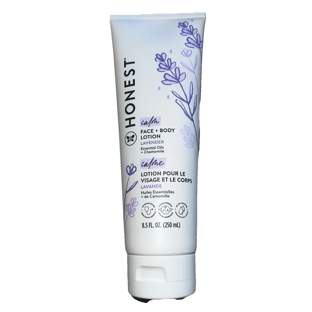 The Honest Company Face + Body Lotion, Lavender Calm, 8.5 fl oz Kids Baby Adult